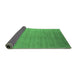 Sideview of Oriental Emerald Green Industrial Rug, urb1454emgrn