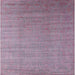 Square Mid-Century Modern Pink Oriental Rug, urb1454