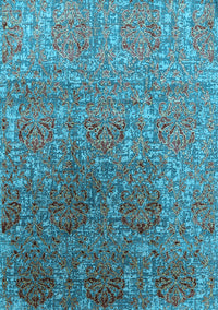 Oriental Light Blue Industrial Rug, urb1455lblu