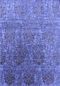 Oriental Blue Industrial Rug, urb1455blu