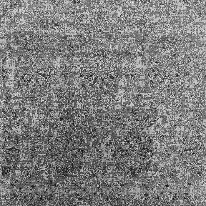 Machine Washable Oriental Gray Industrial Rug, wshurb1455gry