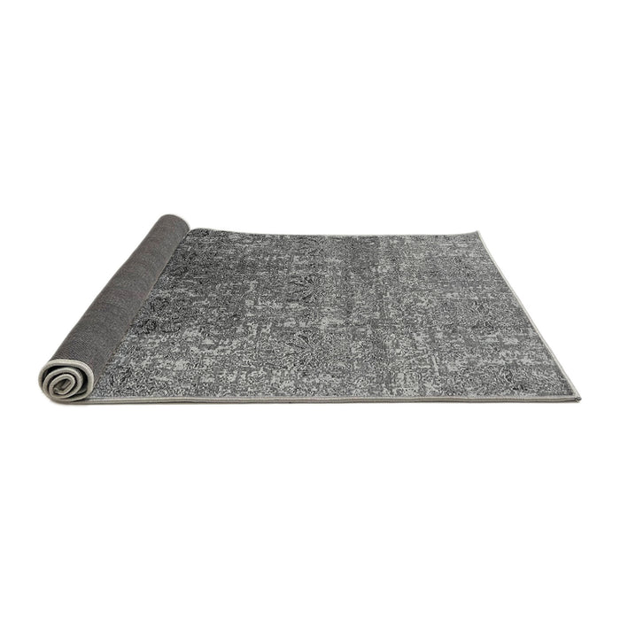 Sideview of Oriental Gray Industrial Rug, urb1455gry