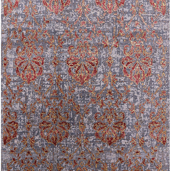 Machine Washable Industrial Modern Velvet Maroon Purple Rug, wshurb1455