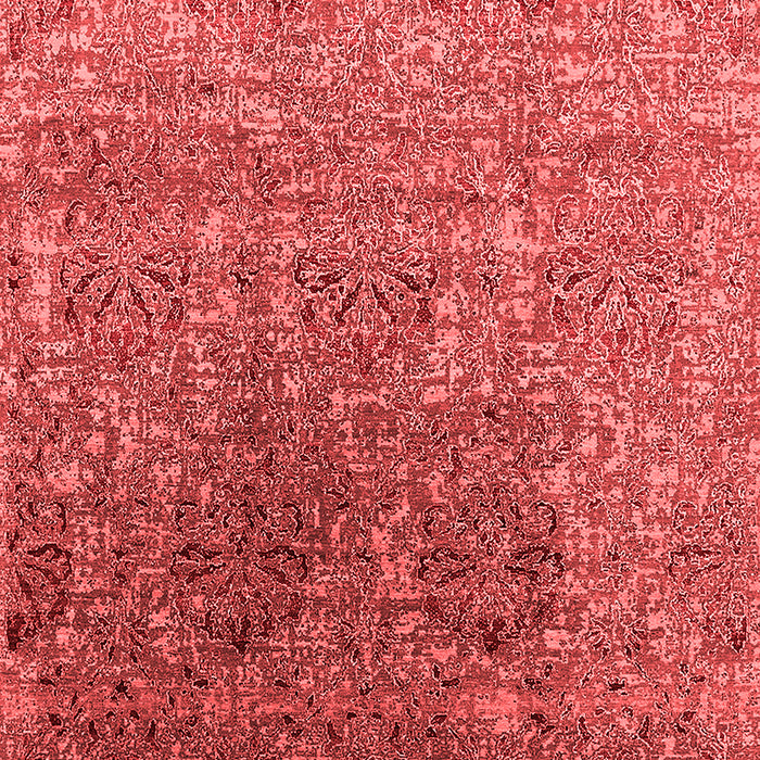 Machine Washable Oriental Red Industrial Rug, wshurb1455red