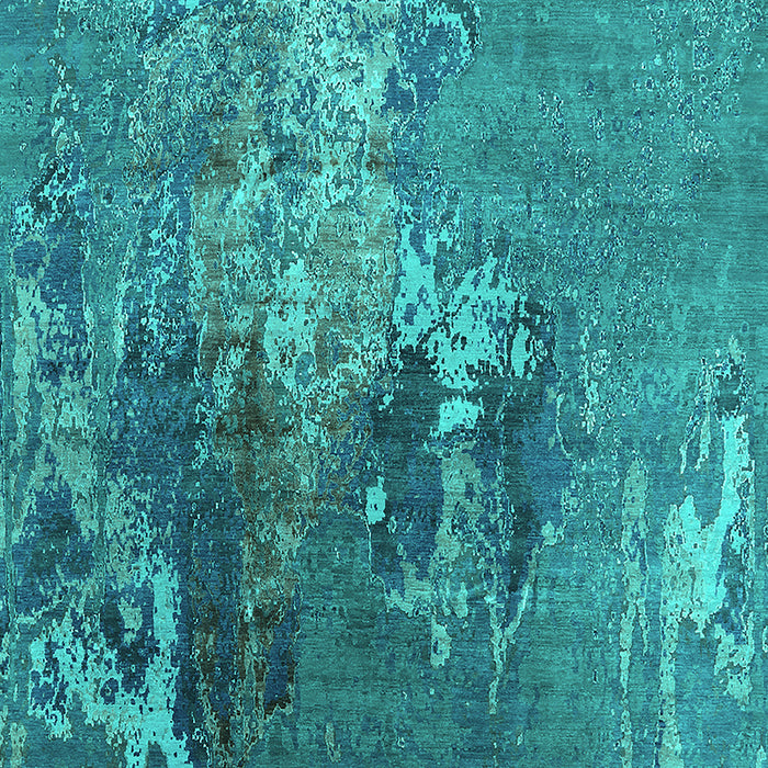 Oriental Turquoise Industrial Rug, urb1456turq