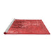 Industrial Red Washable Rugs