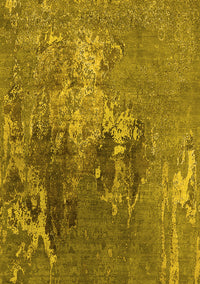 Oriental Yellow Industrial Rug, urb1456yw