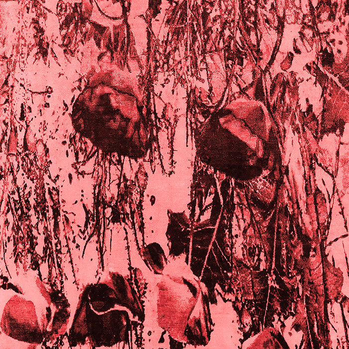 Machine Washable Oriental Red Industrial Rug, wshurb1457red