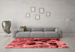 Industrial Red Washable Rugs