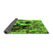 Sideview of Oriental Green Industrial Rug, urb1457grn