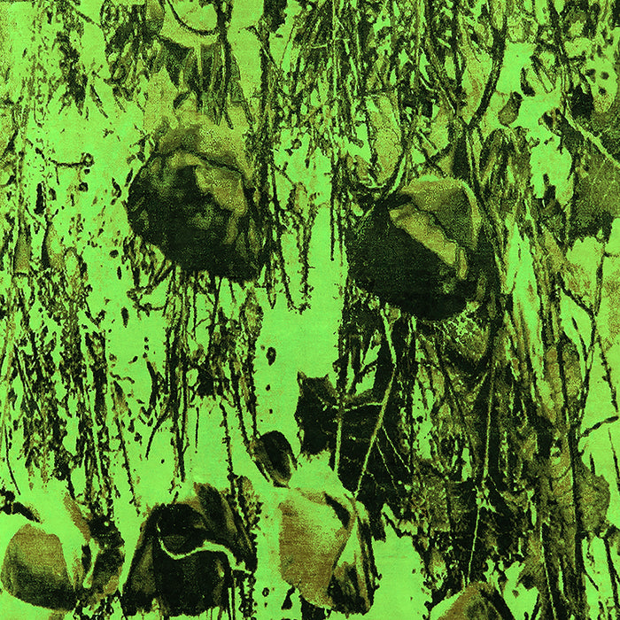 Machine Washable Oriental Green Industrial Area Rugs, wshurb1457grn