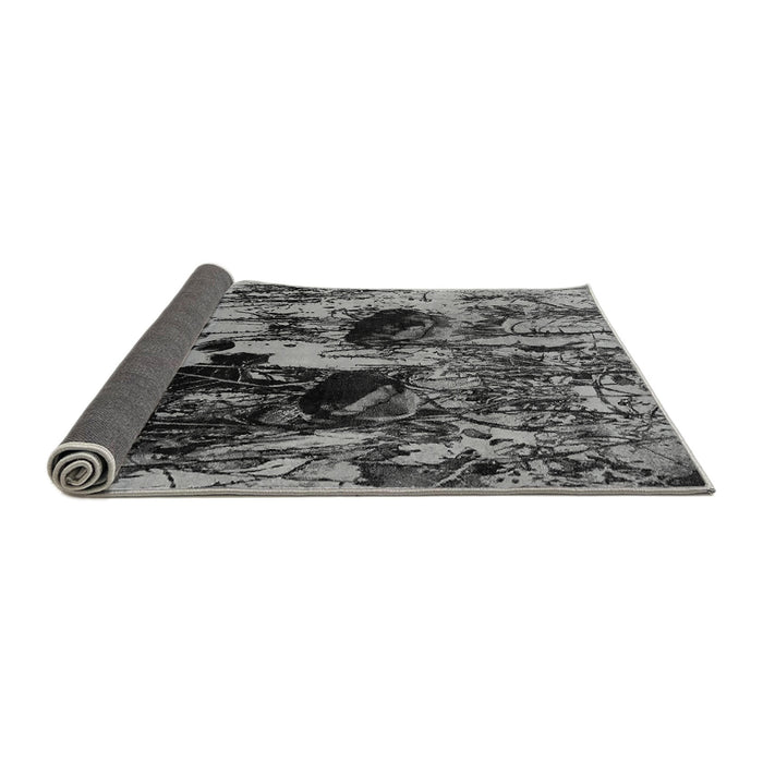 Sideview of Oriental Gray Industrial Rug, urb1457gry