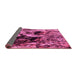 Sideview of Oriental Pink Industrial Rug, urb1457pnk