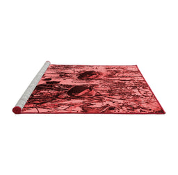 Industrial Red Washable Rugs