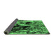 Sideview of Oriental Emerald Green Industrial Rug, urb1457emgrn