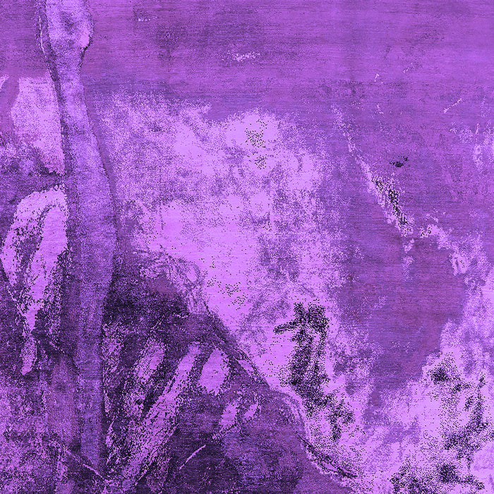 Machine Washable Oriental Purple Industrial Area Rugs, wshurb1458pur