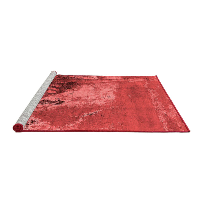 Industrial Red Washable Rugs