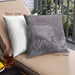 Front View of Mid-Century Modern Urban Square Gray Throw Pillow, 18 inch by 18 inch, pwurb1458