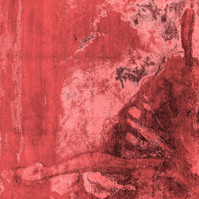 Oriental Red Industrial Rug, urb1458red