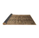 Sideview of Oriental Brown Industrial Rug, urb1459brn