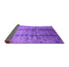 Sideview of Oriental Purple Industrial Rug, urb1459pur