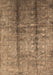 Oriental Brown Industrial Rug, urb1459brn