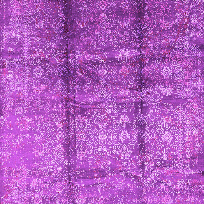 Machine Washable Oriental Pink Industrial Rug, wshurb1459pnk