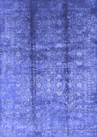 Oriental Blue Industrial Rug, urb1459blu