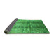 Sideview of Oriental Green Industrial Rug, urb1459grn