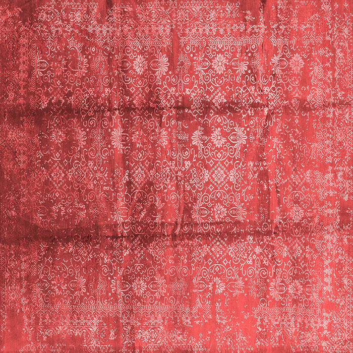 Machine Washable Oriental Red Industrial Rug, wshurb1459red