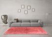 Industrial Red Washable Rugs