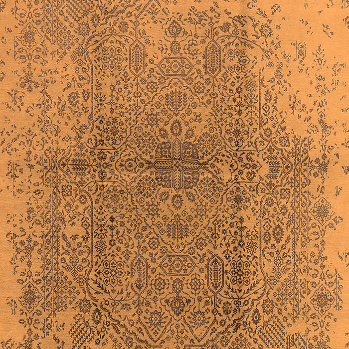 Machine Washable Oriental Orange Industrial Area Rugs, wshurb1460org