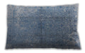 Mid-Century Modern Urban Blue Lumbar Throw Pillow, 13 inch by 19 inch, lburb1460