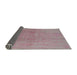 Sideview of Mid-Century Modern Purple Pink Oriental Rug, urb1461