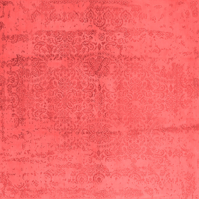 Machine Washable Oriental Red Industrial Rug, wshurb1461red
