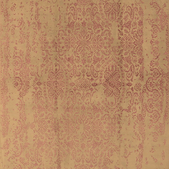 Machine Washable Oriental Brown Industrial Rug, wshurb1461brn