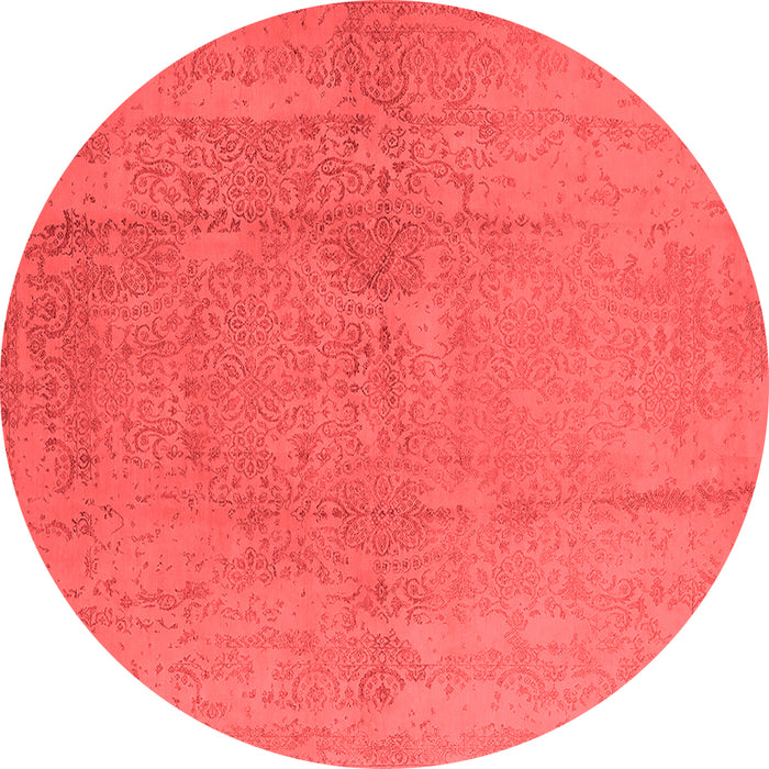 Machine Washable Oriental Red Industrial Rug, wshurb1461red