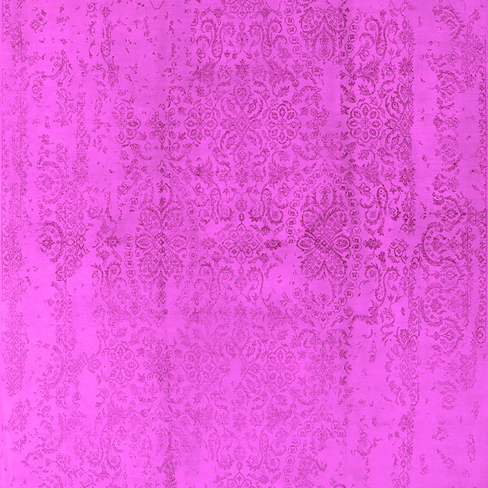 Machine Washable Oriental Pink Industrial Rug, wshurb1461pnk