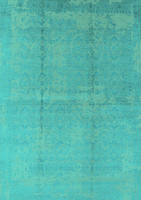 Oriental Turquoise Industrial Rug, urb1462turq