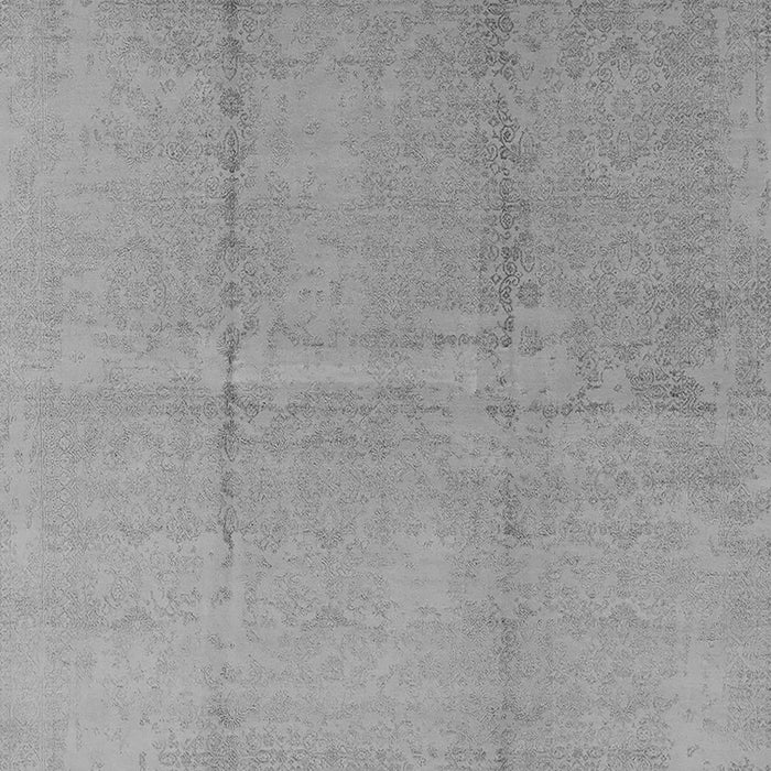 Machine Washable Oriental Gray Industrial Rug, wshurb1462gry