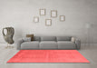 Industrial Red Washable Rugs