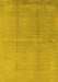 Oriental Yellow Industrial Rug, urb1462yw