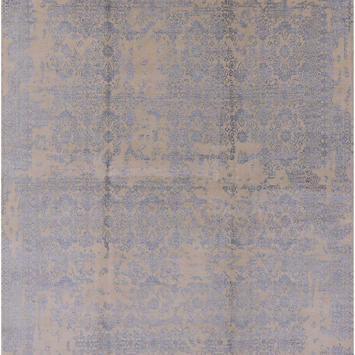 Mid-Century Modern Rosy Brown Pink Oriental Rug, urb1462