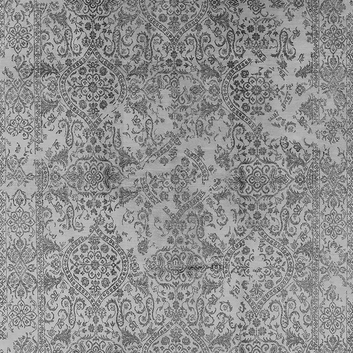 Machine Washable Oriental Gray Industrial Rug, wshurb1463gry