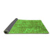 Sideview of Oriental Green Industrial Rug, urb1463grn