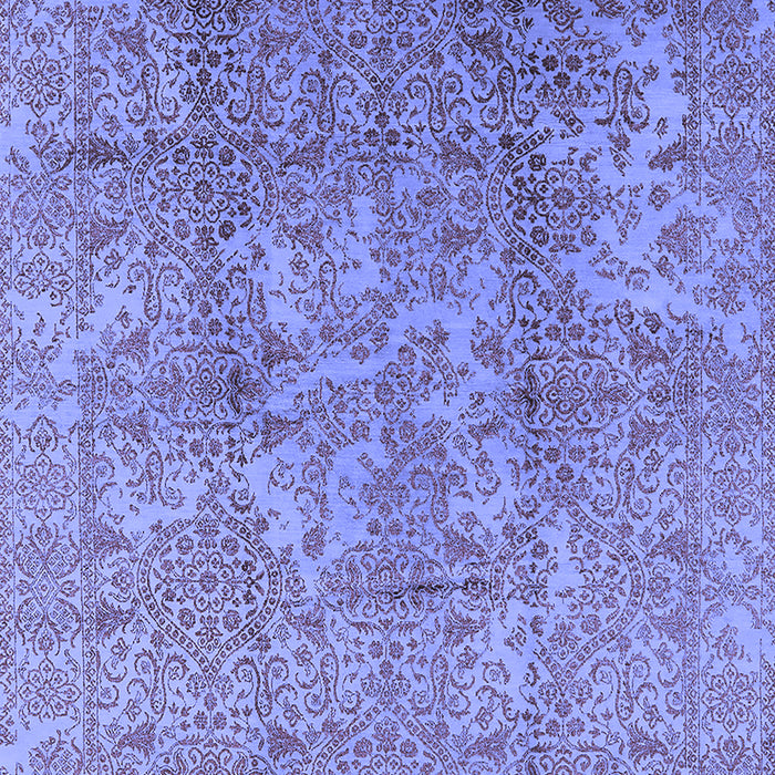 Oriental Blue Industrial Rug, urb1463blu