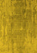 Oriental Yellow Industrial Rug, urb1464yw