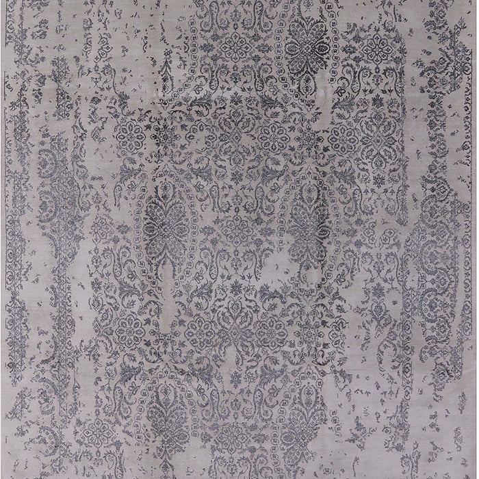 Machine Washable Industrial Modern Silver Pink Rug, wshurb1464