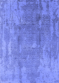 Oriental Blue Industrial Rug, urb1464blu