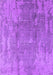 Machine Washable Oriental Purple Industrial Area Rugs, wshurb1464pur